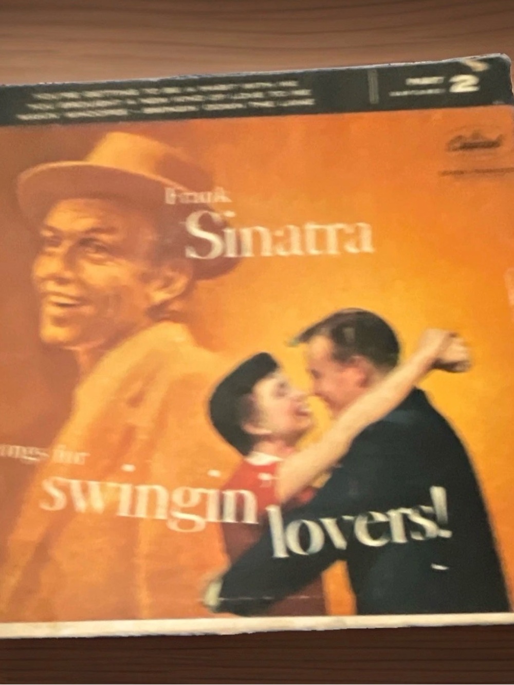 Vtg 1956 Frank Sinatra Songs for Swingin' Lovers Part 2 7" Vinyl EP Capitol